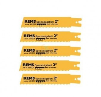 REMS Pachet special de 5 lame de fierastrau 2&amp;quot;/140-3.2 pentru REMS Cat VE, Tiger/VE/SR, Akku-Cat 22 V VE 561001 - 4039976052870 foto