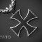 Amuleta Pandantiv Cruce Malteza Crucea de Fier INOX - cod PND073