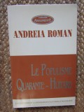 Le populisme Quarante-Huitard Andreia Roman AUTOGRAF