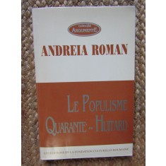 Le populisme Quarante-Huitard Andreia Roman AUTOGRAF