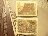 Serie Polonia 1986 - Cometa Halley , 2 valori, Nestampilat