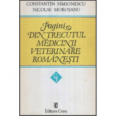 Constantin Simionescu, Nicolae Morosanu - Pagini din trecutul medicinii veterinare romanesti - 118116