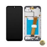 Display cu Touchscreen Samsung Galaxy A01 A015 cu Rama Versiune Non-Europa Negru Service Pack GH81-18597A