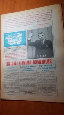 magazin 21 ianuarie 1978-art.despre nicolae ceausescu cu ocazia zilei de nastere foto