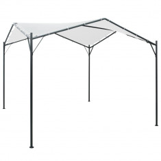 vidaXL Pavilion, alb, 3 x 3 x 2,6 m, 180 g/m²