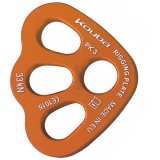 Placuta Ancorare Alpinism KOUBA PK 3 Orange, 33kN, Ușoară, Traversee Tiroliene, Certificata CE
