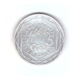 Moneda Franta 5 euro 2008 La Semeuse, stare foarte buna, curata
