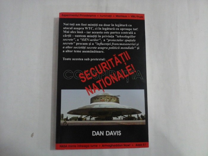 SECURITATE NATIONALA - DAN DAVIS