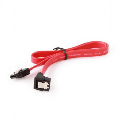 Cablu de date Gembird CC-SATAM-DATA90, SATA III - S-ATA III, Metal clips, 50cm