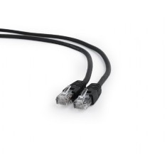 PATCH CORD UTP GEMBIRD Cat6, cupru-aluminiu, 0.5 m, negru, AWG26, &quot;PP6U-0.5M/BK&quot; (timbru verde 0.08 lei)