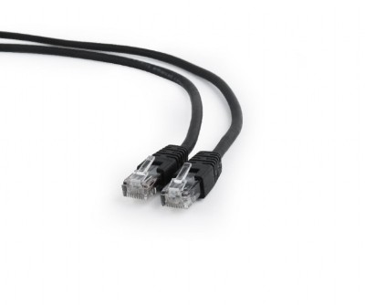 PATCH CORD UTP GEMBIRD Cat6, cupru-aluminiu, 2 m, negru, AWG26, &amp;amp;quot;PP6U-2M/BK&amp;amp;quot; (timbru verde 0.08 lei) foto