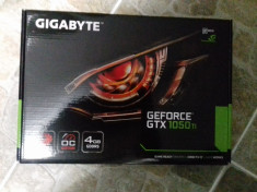 Placa video Gigabyte GTX 1050 Ti , OC WINDFORCE, 4GB GDDR5 ?sigilata foto