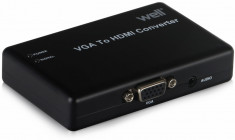 Convertor VGA+Stereo - HDMI FullHD Well foto