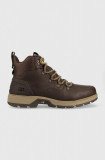 Caterpillar bocanci Leverage Hiker Wp barbati, culoarea maro