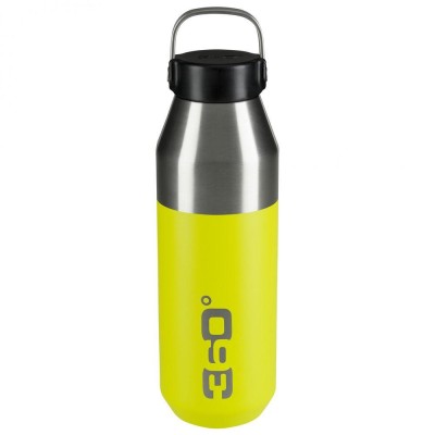 Bidon - termos inox 550 ml wide mouth, cu capac magnetic, lime OutsideGear Venture foto