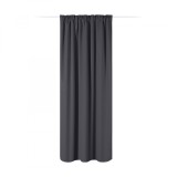 Perdea Lola cu rejansa Jemidi, 140 x 250 cm, Gri, Poliester, 55308.73