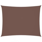 Cumpara ieftin Parasolar, maro, 4x6 m, tesatura oxford, dreptunghiular