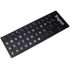 Sticker tastatura layout ENG (US) negru