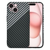 Husa pentru Apple iPhone 15, Techsuit, Carbonite FiberShell, Gri