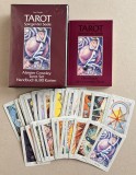 THOTH TAROT de Aleister Crowley: carte tip manual + 80 de cărți de colectie pictate de Lady Freida Harris, editie originala, set complet ocultism