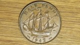 Marea Britanie - moneda de colectie - 1/2 half penny 1942 - George VI - superba!, Europa