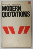 THE PENGUIN DICTIONARY OF MODERN QUOTATIONS by J.M. and M.J. COHEN , 1972