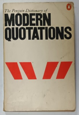 THE PENGUIN DICTIONARY OF MODERN QUOTATIONS by J.M. and M.J. COHEN , 1972 foto