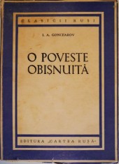 O poveste obisnuita &ndash; I. A. Goncearov (coperta putin uzata)