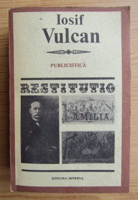 Publicistica Iosif Vulcan foto