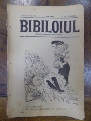 Bibiloiul, Revista Umoristica Anul I, Nr. 31, 17 Decembrie 1905 foto