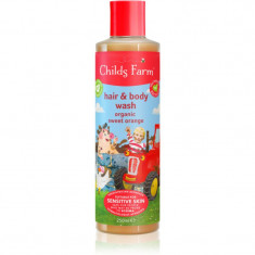 Childs Farm Hair & Body Wash Emulsie de curatare pentru corp și păr pentru copii Sweet Orange 250 ml
