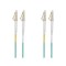Cablu Fibra Optica NOU 2M MiniZip 1.6 X 3.2mm OM3 50/125um Duplex LC/PC-LC/PC