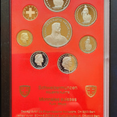 Set comemorativ, monede Elvetia 1996 - Proof - A 3325