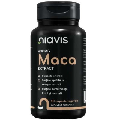 Maca Extract 400 miligrame 60 capsule Niavis foto