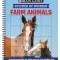 Brain Games - Sticker by Number: Farm Animals (Square Stickers): Create Beautiful Art with Easy to Use Sticker Fun!