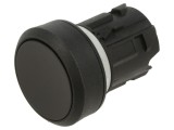 Comutator Negru 22mm cu Acționare prin Apăsare