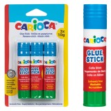 Lipici Stick Set Carioca, Capacitate 10g, Multicolor, 3 Bucăți, Solvent Free, Reziduuri Zero