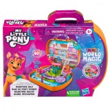 Set de joaca cu figurina, My Little Pony, Mini World Magic, Maretime Bay, F5248