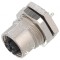 Conector M12 soclu PIN 8 mamă X-ProfiNET IP67 drept