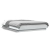 Gossi cadru de pat, alb ,135x190 cm, lemn prelucrat
