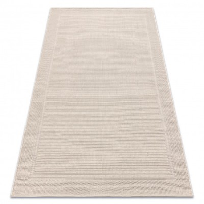 Covor TIMO 5979 sisal exterior cadru bej, 200x290 cm foto