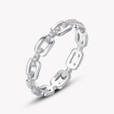 Cumpara ieftin Inel din argint 925 Chain Band (Marime inel: 7)