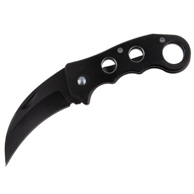Briceag de vanatoare IdeallStore&amp;reg;, Liberty Claw, karambit extensibil, 14.5 cm, negru foto