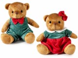 Set 2 figurine Ursuleti Craciun plus multicolor cm 20 x 14 x 20 H