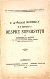 O CUVANTARE INAUGURALA SI O CONFERINTA DESPRE SUPERSTITII-M. ILIESCU-264441