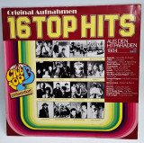 Var. - 16 Top Hits 1984 juli August _ VG+ / VG+ _vinil LP_ italo disco synth pop