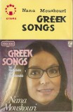 Casetă audio Nana Mouskouri &ndash; Greek Songs, originală, Pop