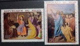 Niger 1967 arta pictura religioasa serie 2v. Neștampilata
