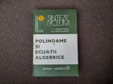 Polinoame si ecuatii algebrice Laurentiu Panaitopol RF11/0