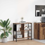 VidaXL Raft pentru cărți Lemn Vechi 82 x 32 x 79 cm Lemn compozit 883998